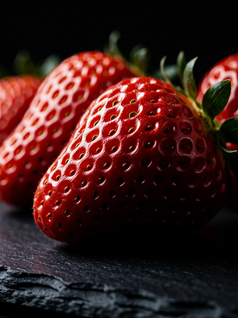 Erdbeeren der Saison